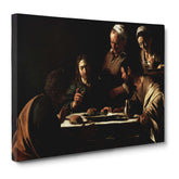Caravaggio - Cena in Emmaus Stupore